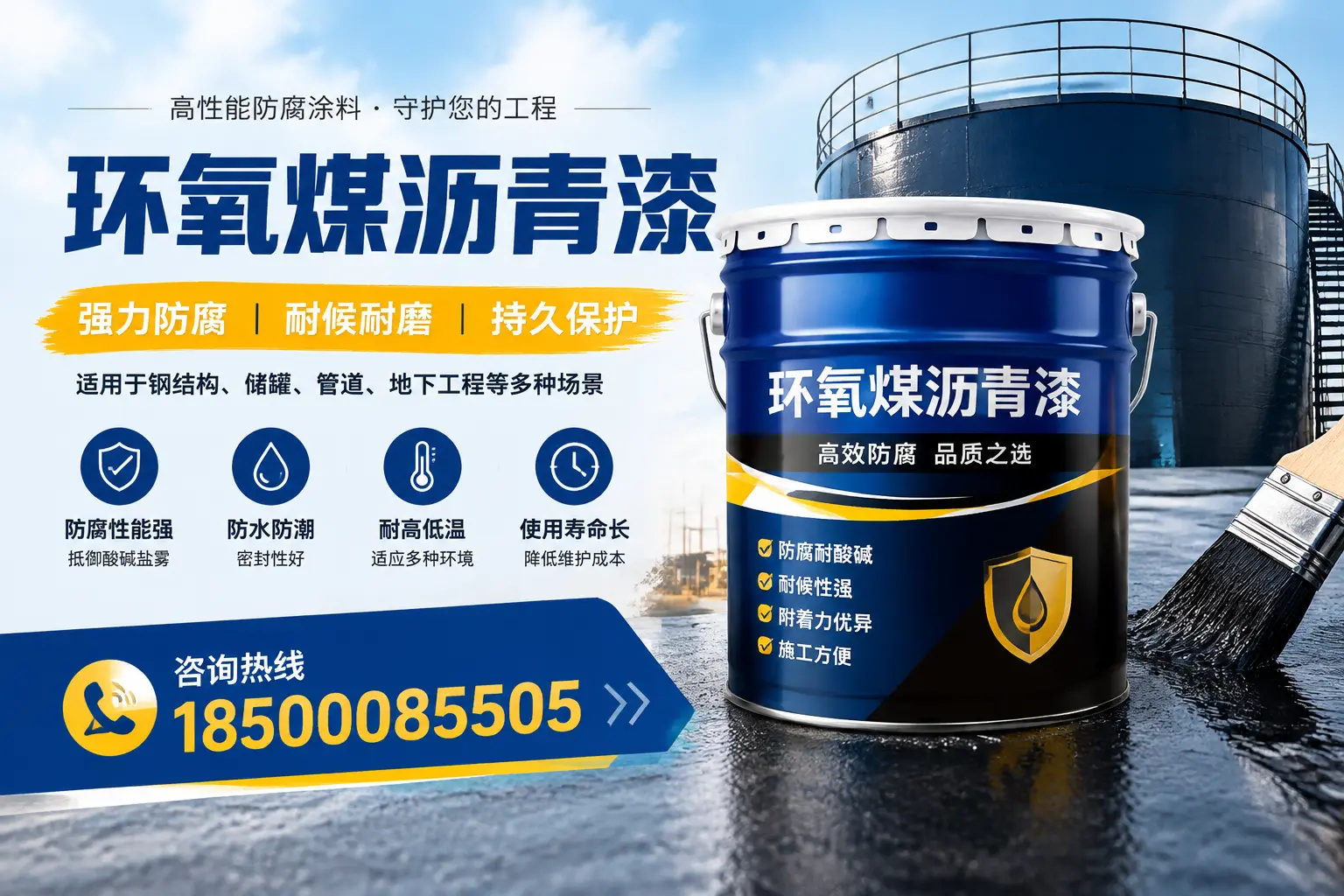 环氧煤沥青漆在工业中的应用，周口企业的选择